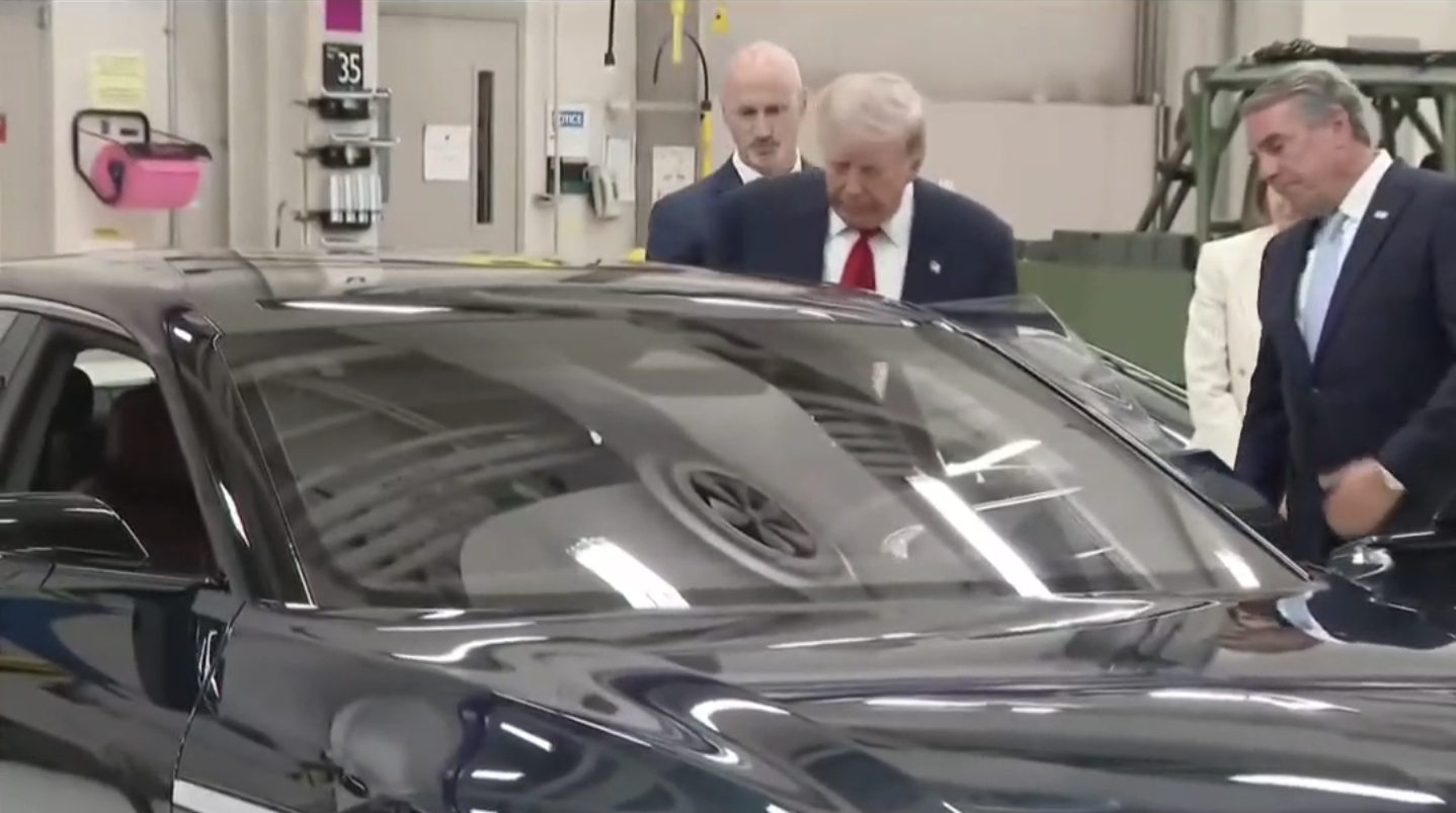 Trump Celebrates American-Made Vehicles During Visit to GM Plant